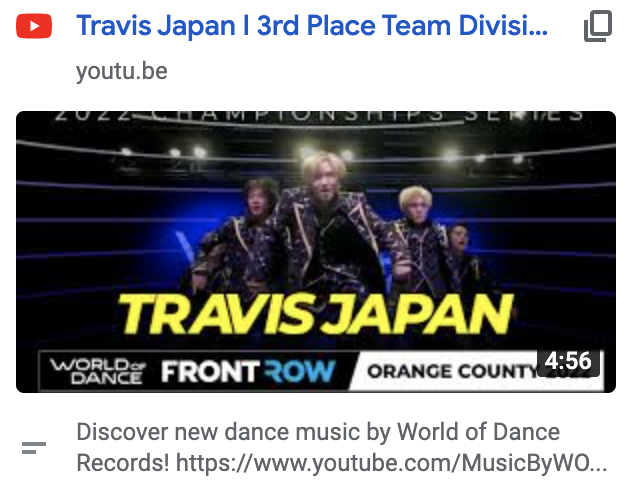 Travis Japan